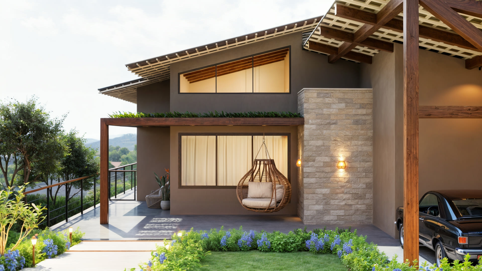 Fachada de casa em Jaboticatubas - projeto K2 Arquitetura